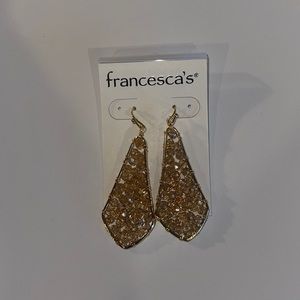 Francesca’s *New* Gold Dangly Earrings